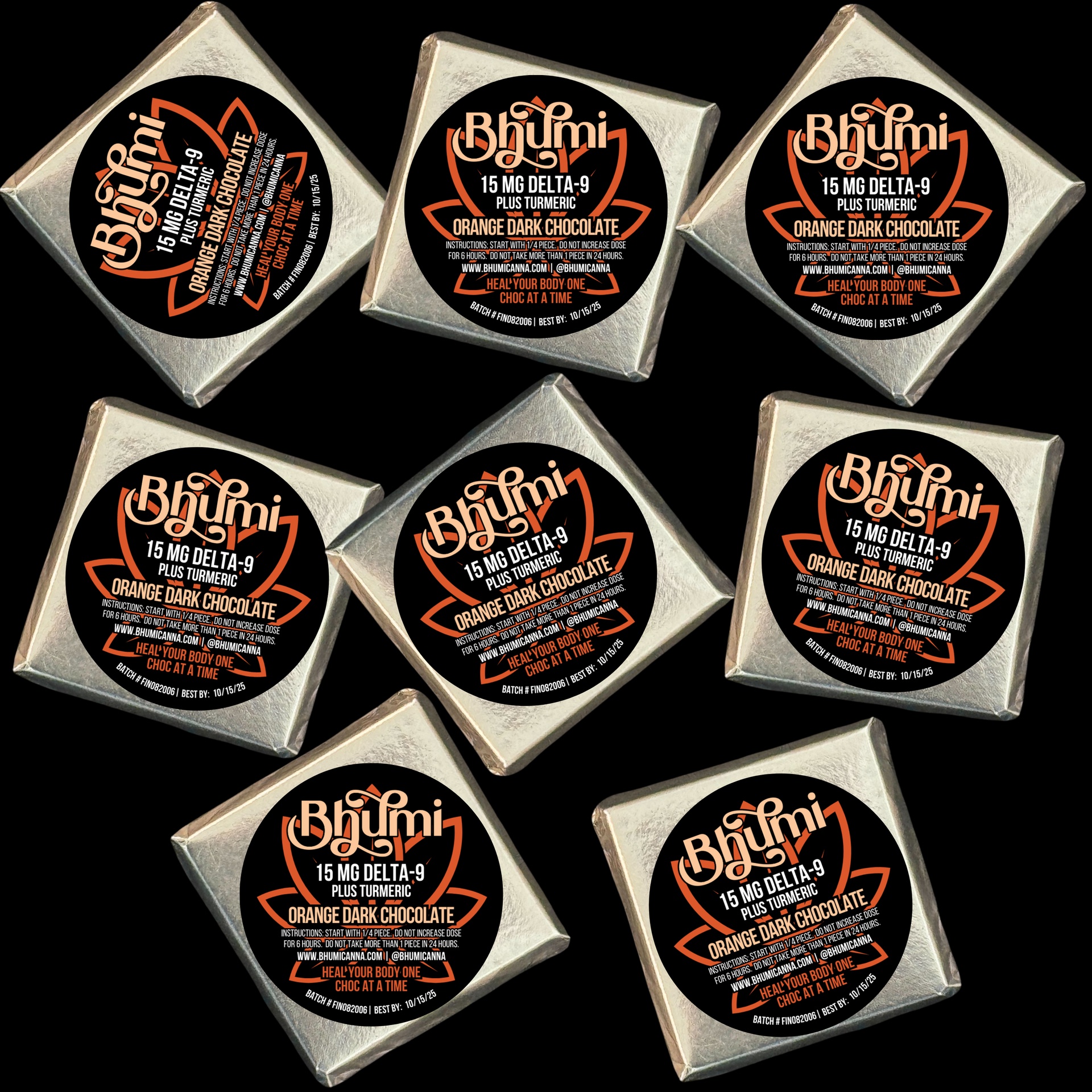 Bhumi Orange Dark Chocolate Pain Bites / Orange dark chocolate